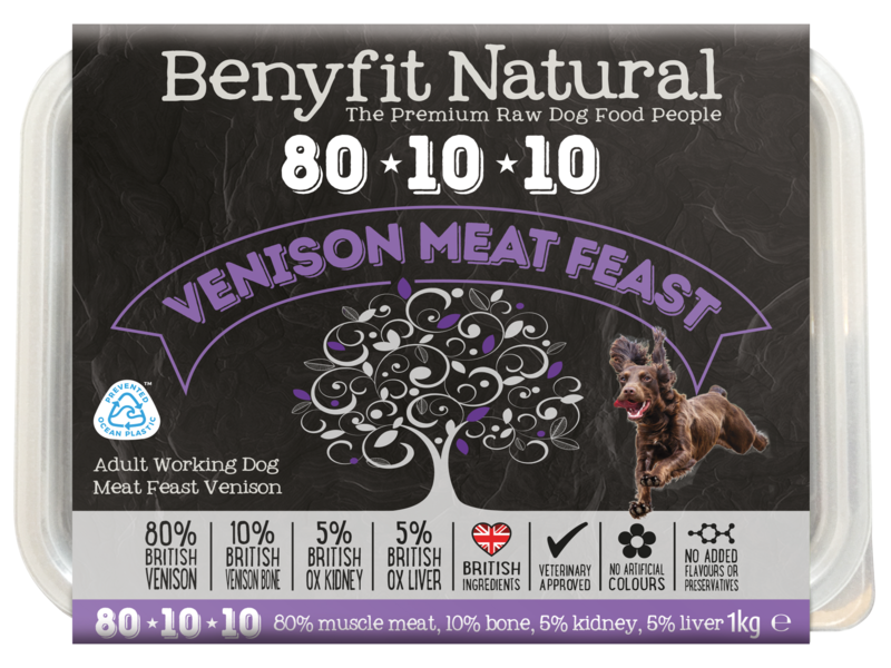 Benyfit Natural Venison Meat Feast 1kg