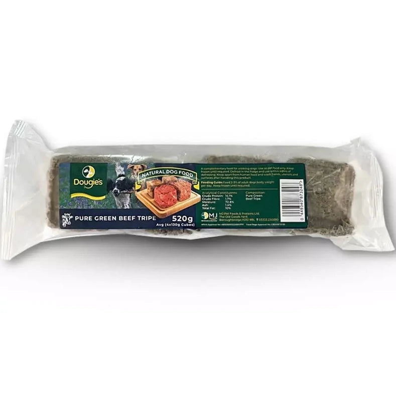 Dougies Mince - Pure Green Beef Tripe 520g