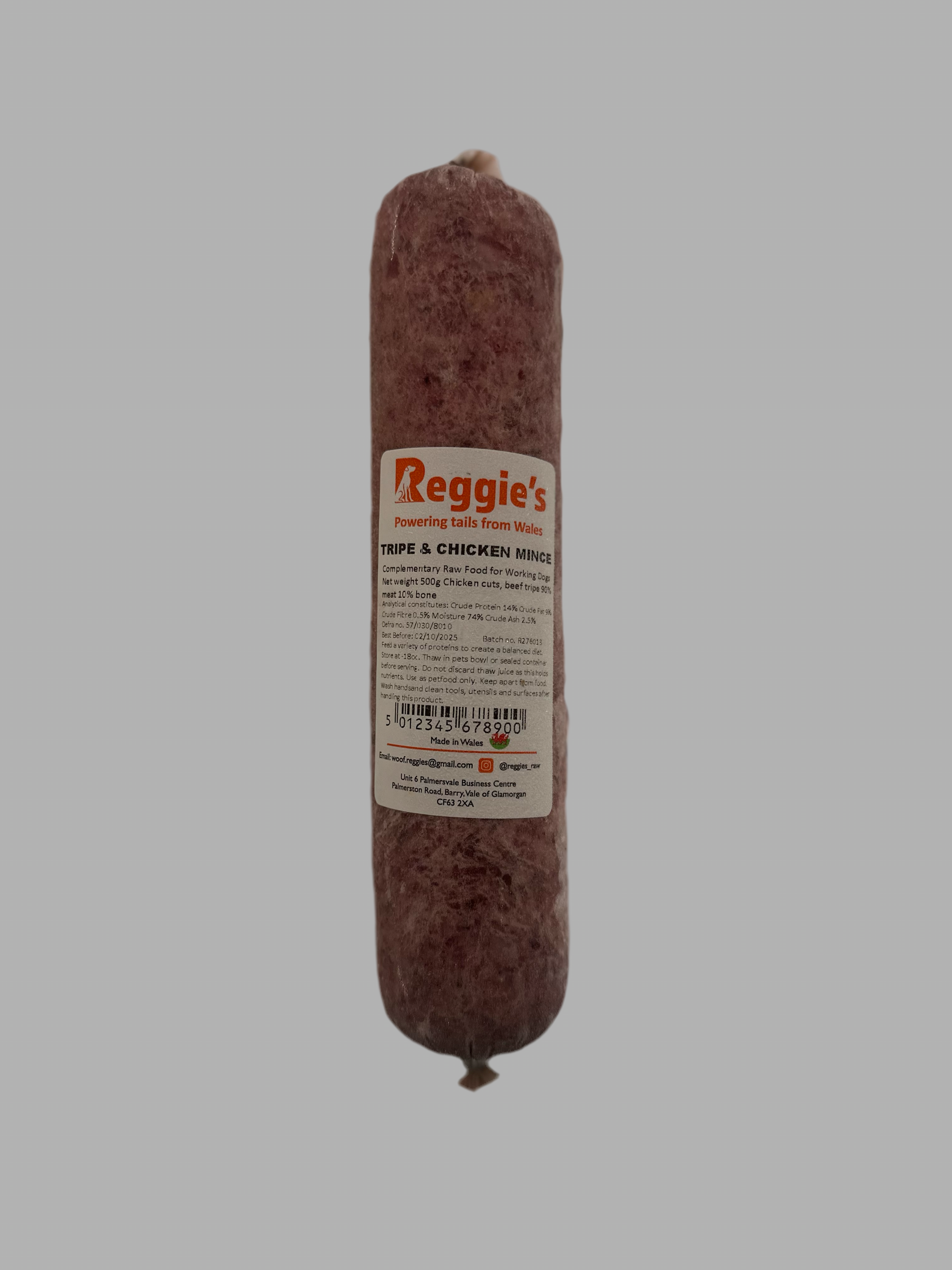 Reggies Mince - Beef Tripe & Chicken 500g