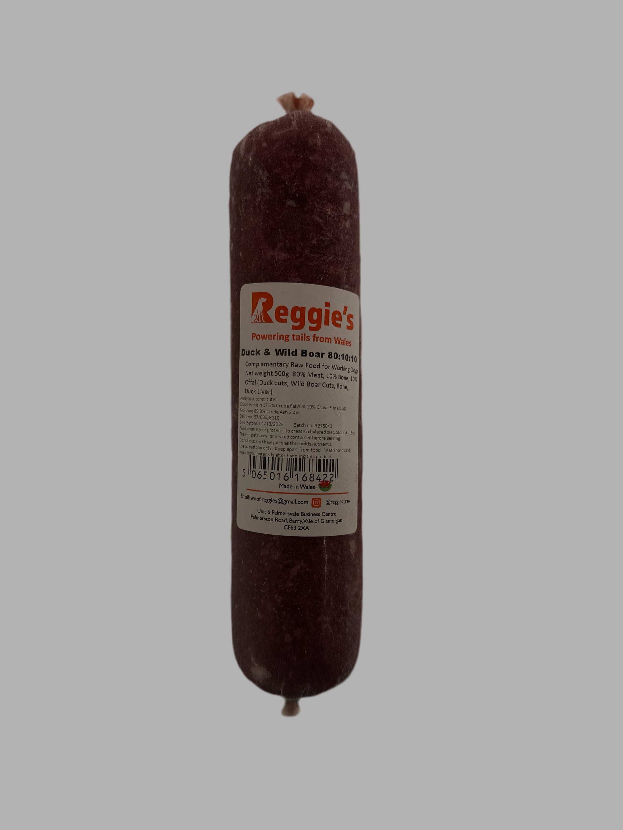 Reggies Mince - Duck & Wild Boar 500g