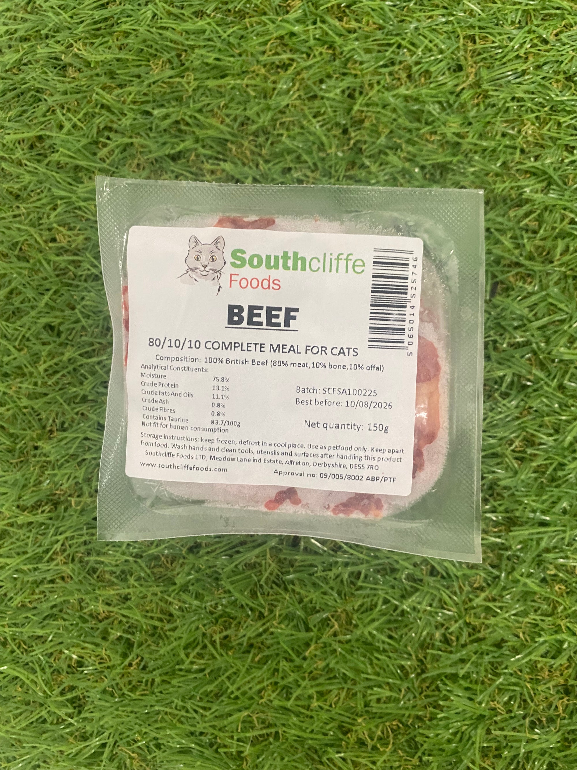 Southcliffe Beef Cat Raw 150G