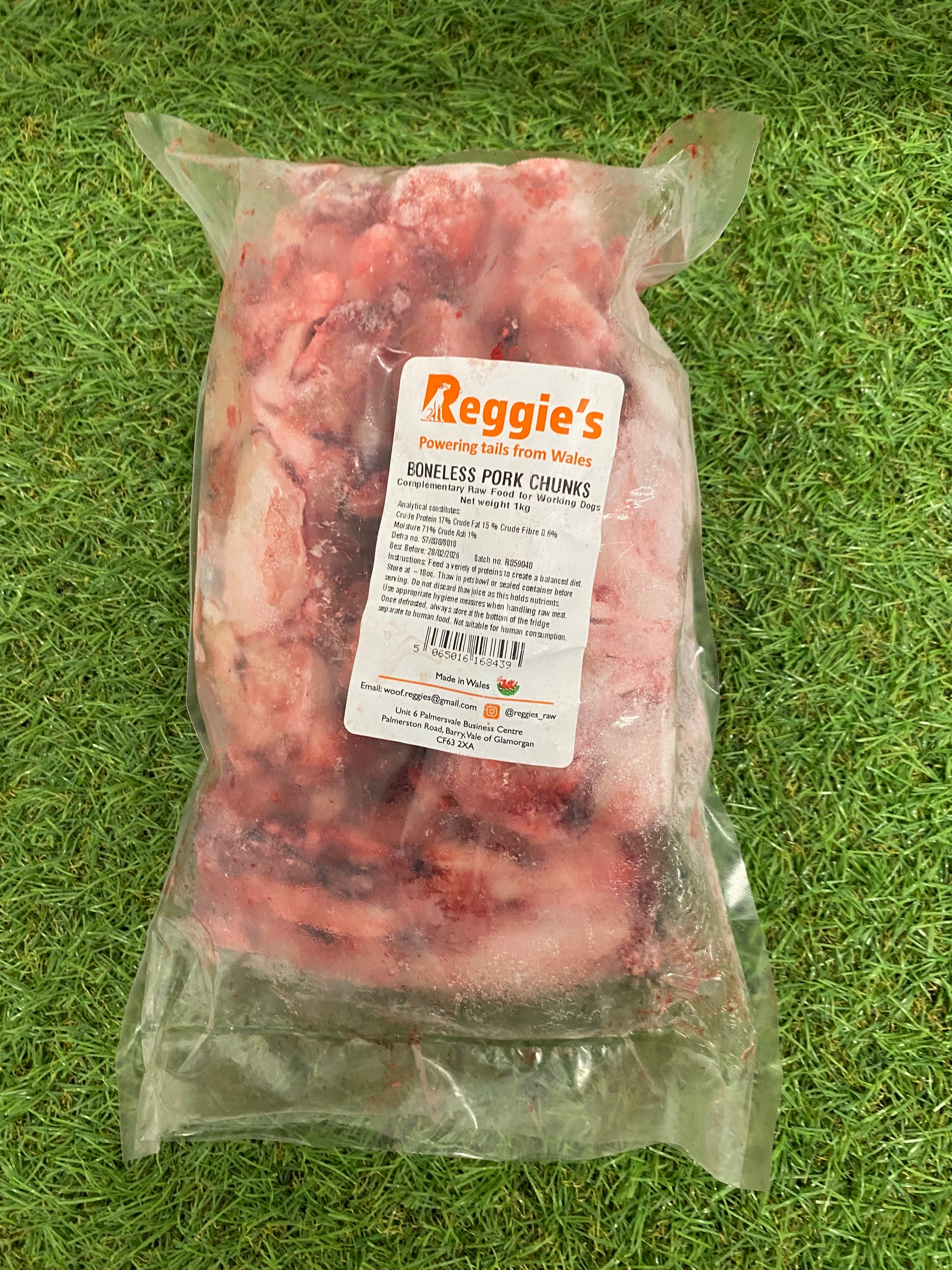 Reggies Pork Chunks 1KG