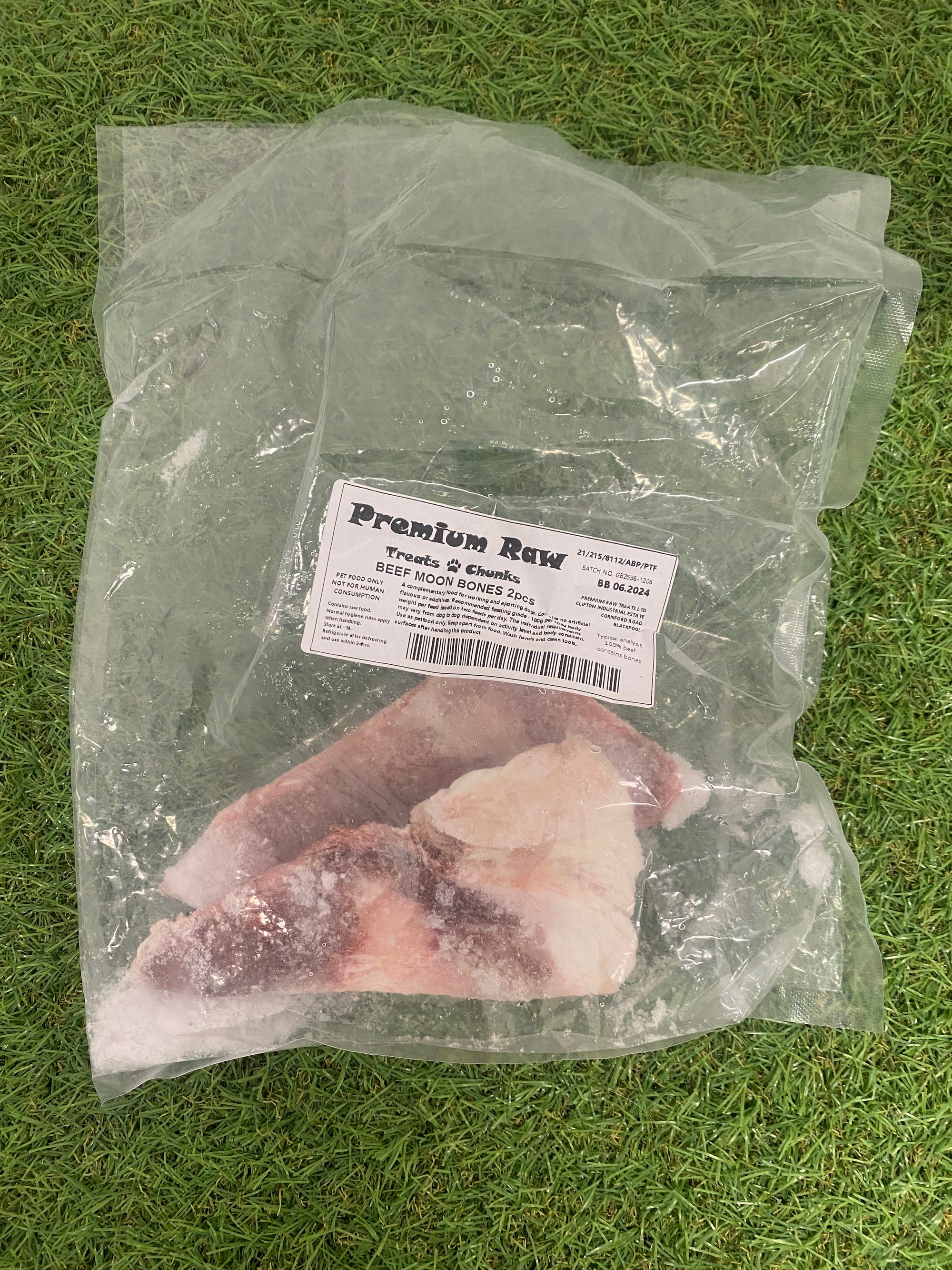 Premium Raw Beef Moon Bones 2 Pieces
