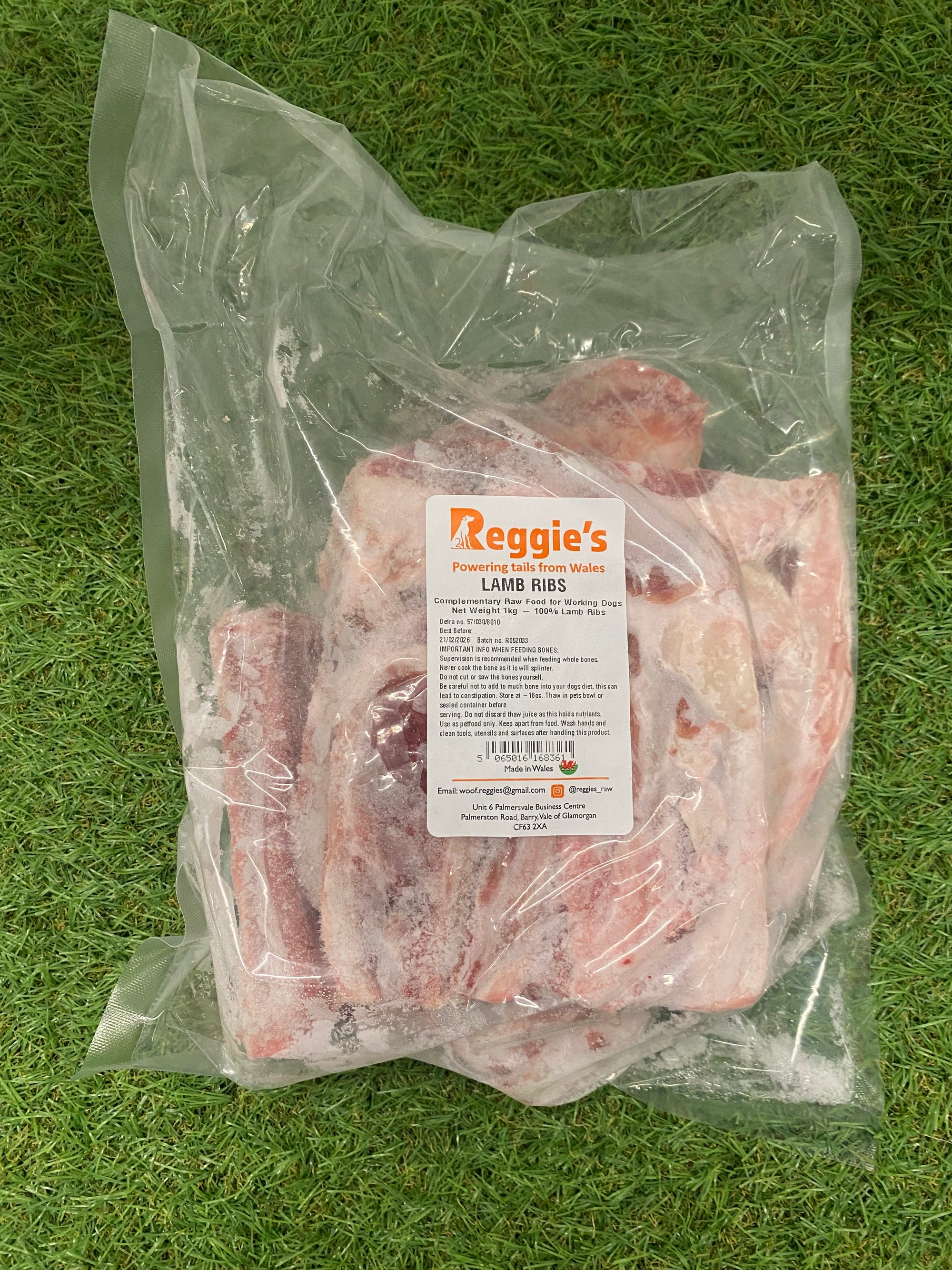Reggies Lamb Ribs 1kg
