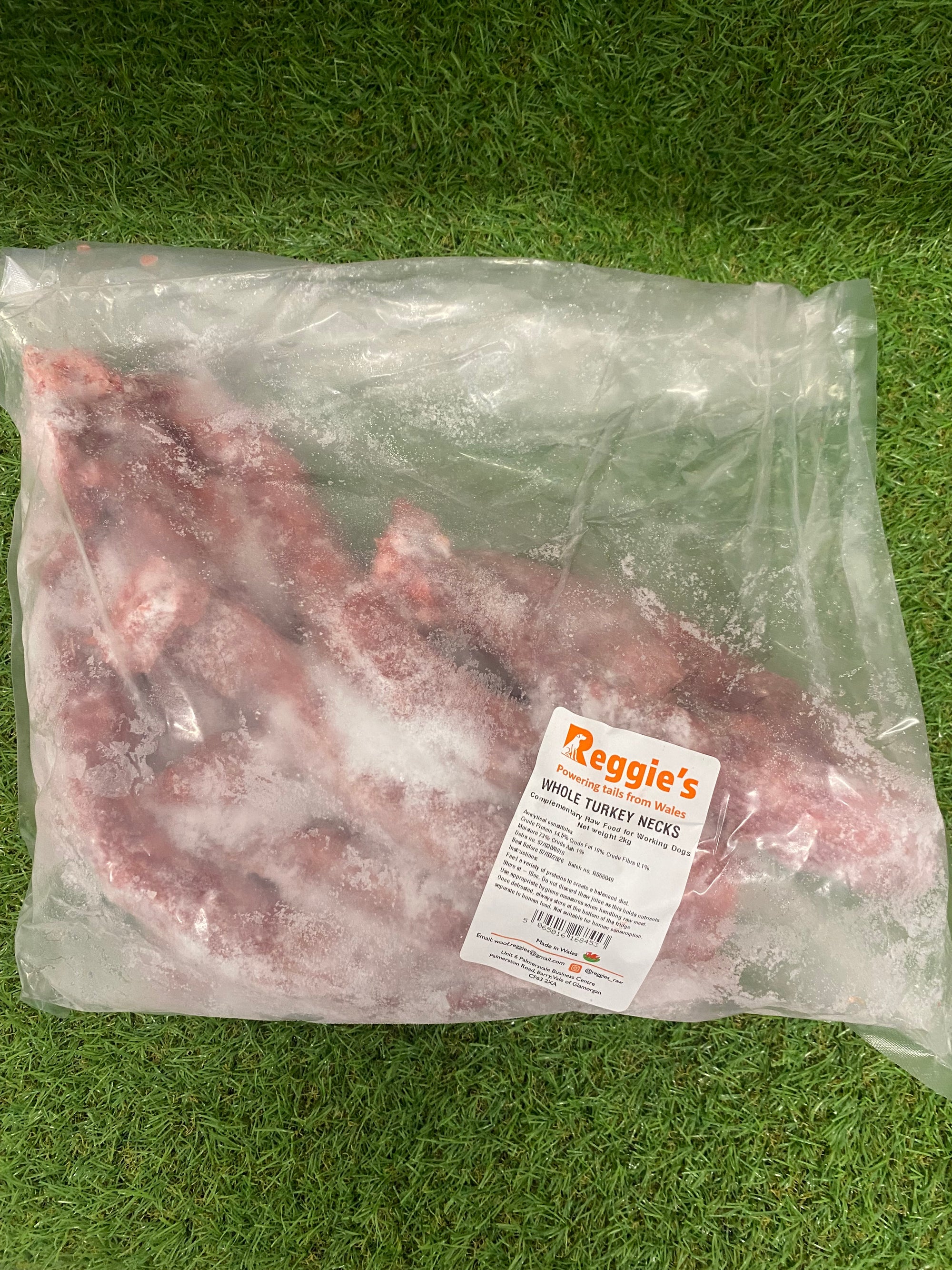 Reggies Whole Turkey Necks 2KG