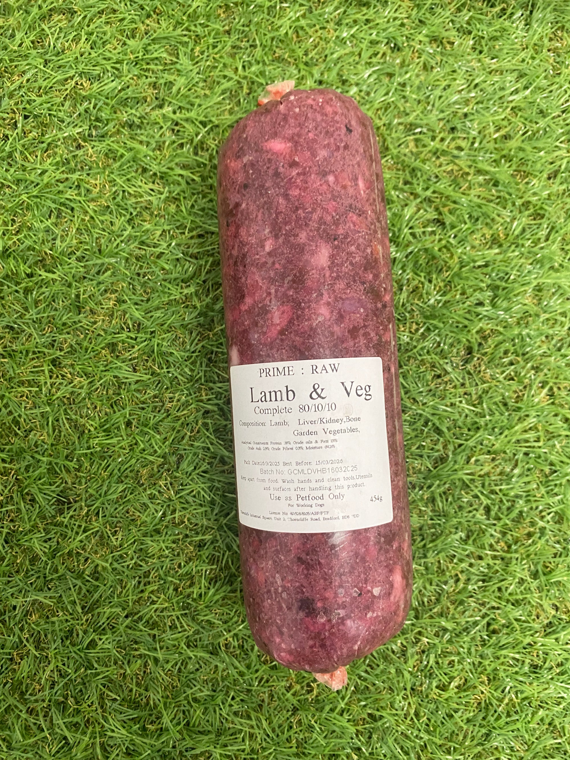 Prime Lamb & Veg 454g