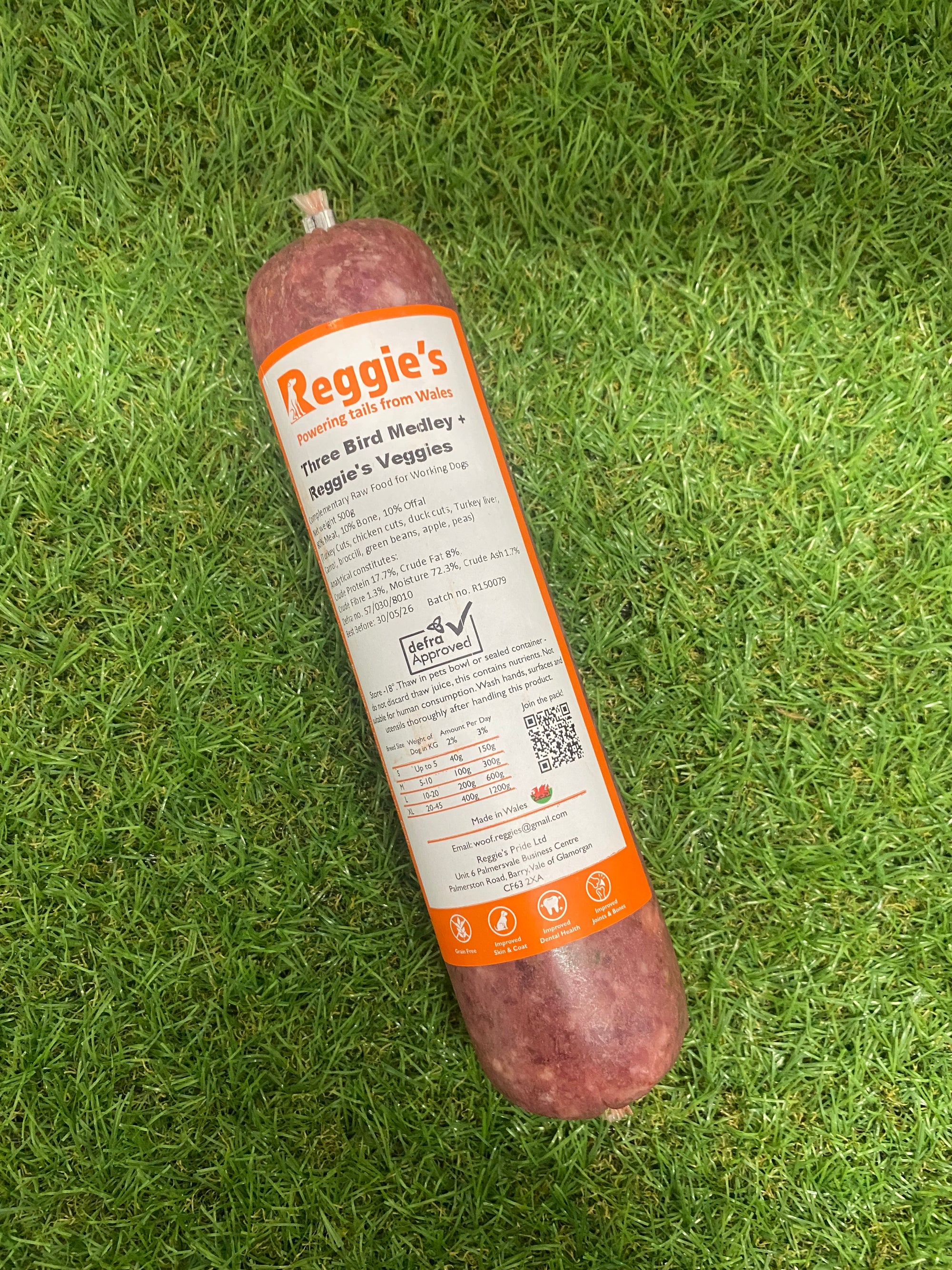 Three Bird Medley with Reggie's Veggies 500g