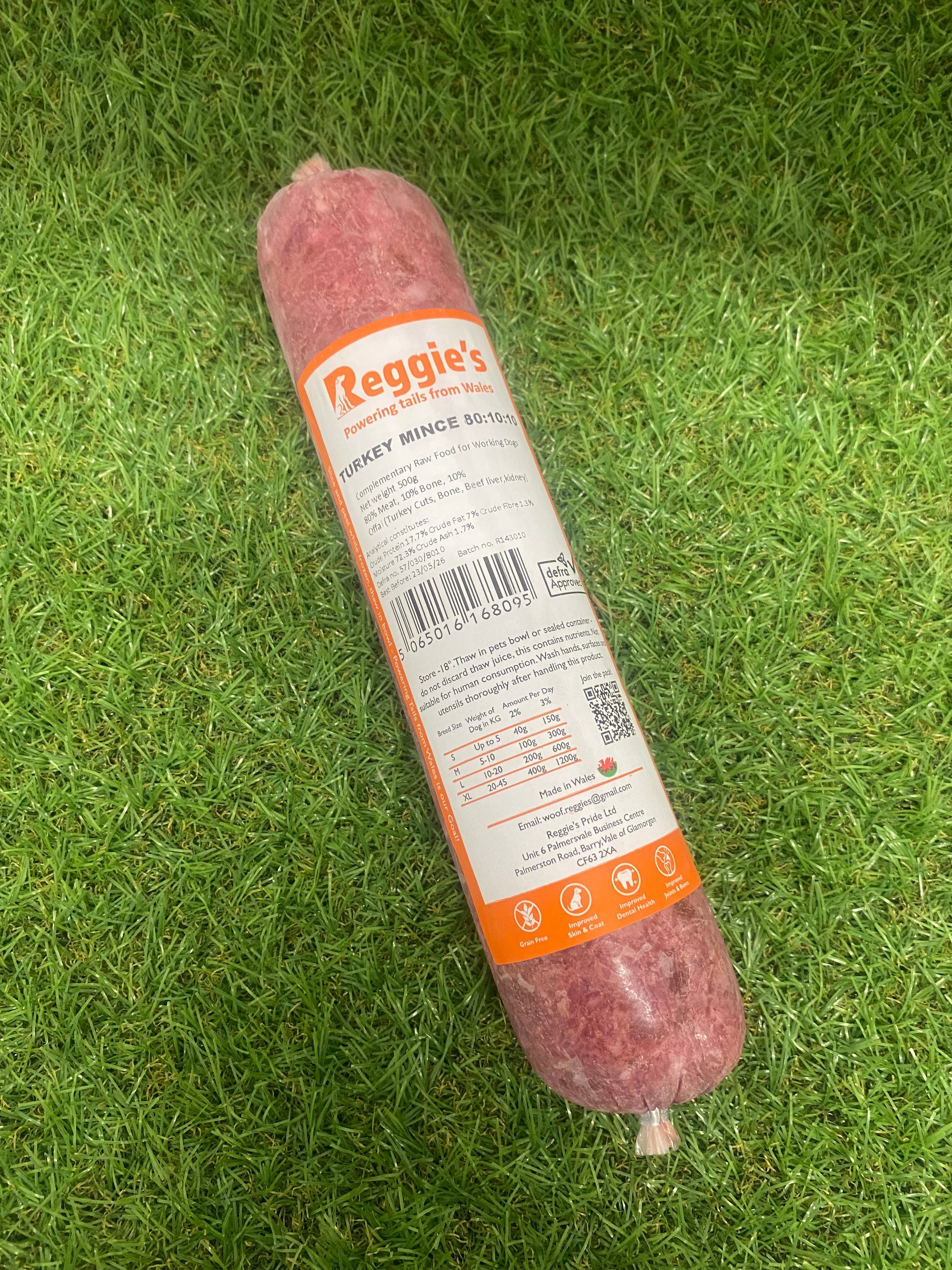 Reggies Turkey Complete 500g