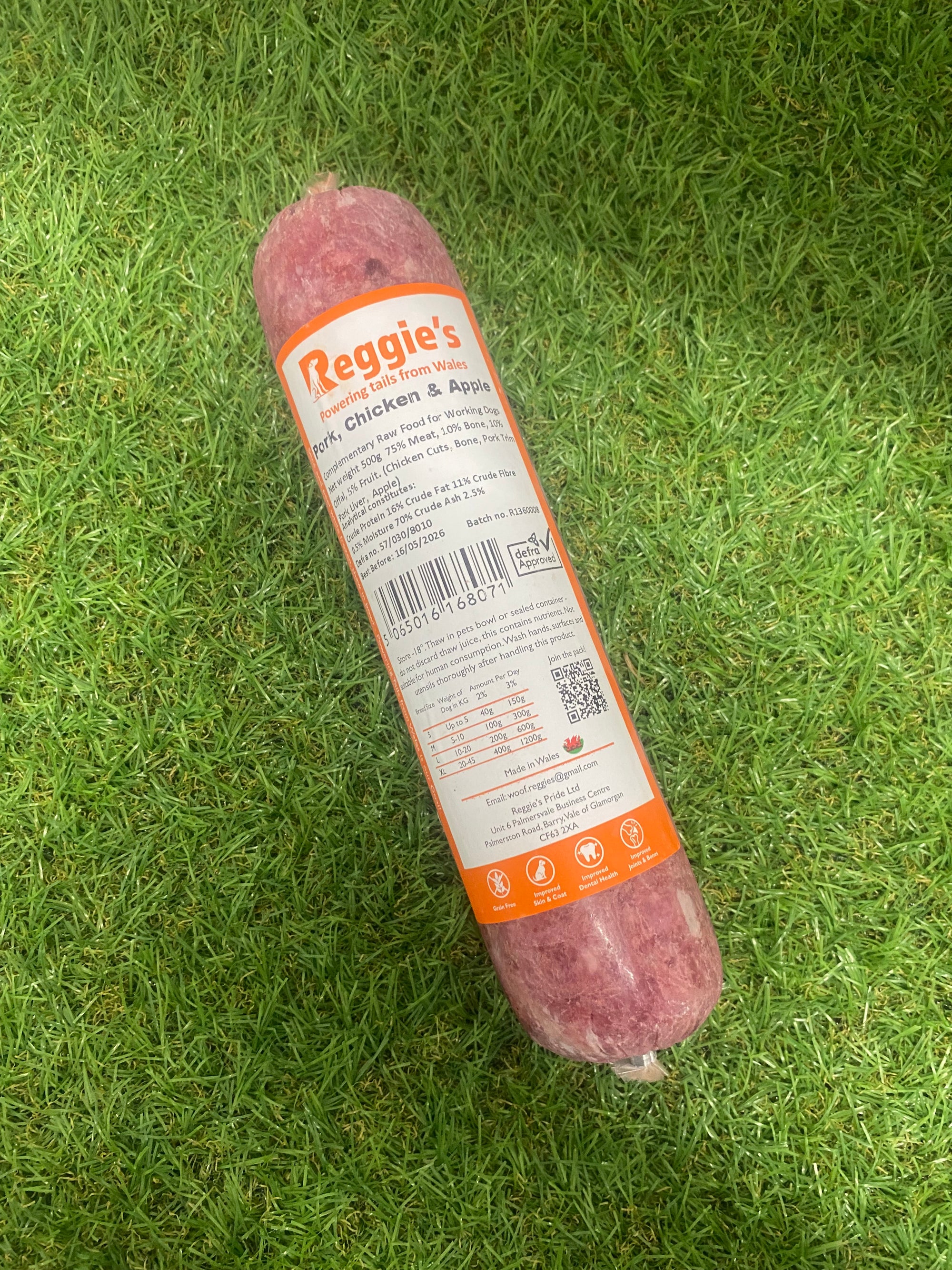 Reggies Mince - Pork Chicken & Apple 500g
