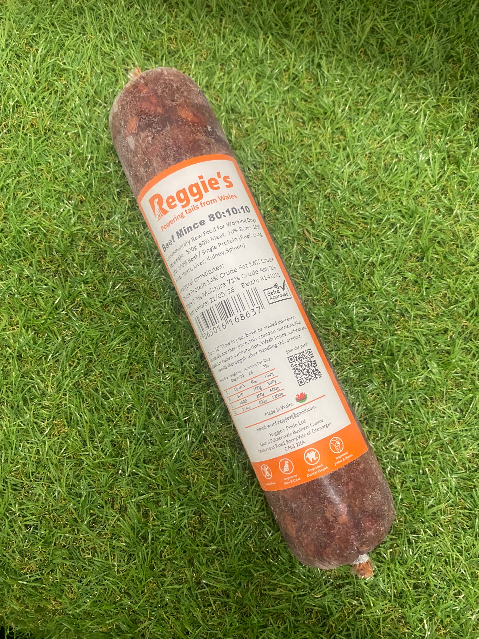 Reggies Beef Complete 500g
