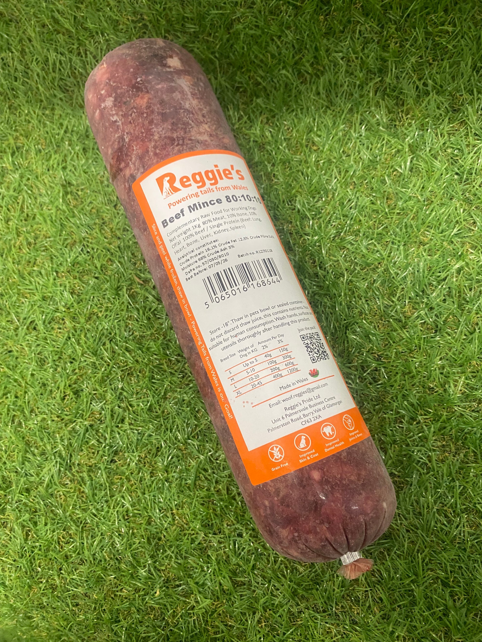 Reggies Beef 80/10/10 1KG