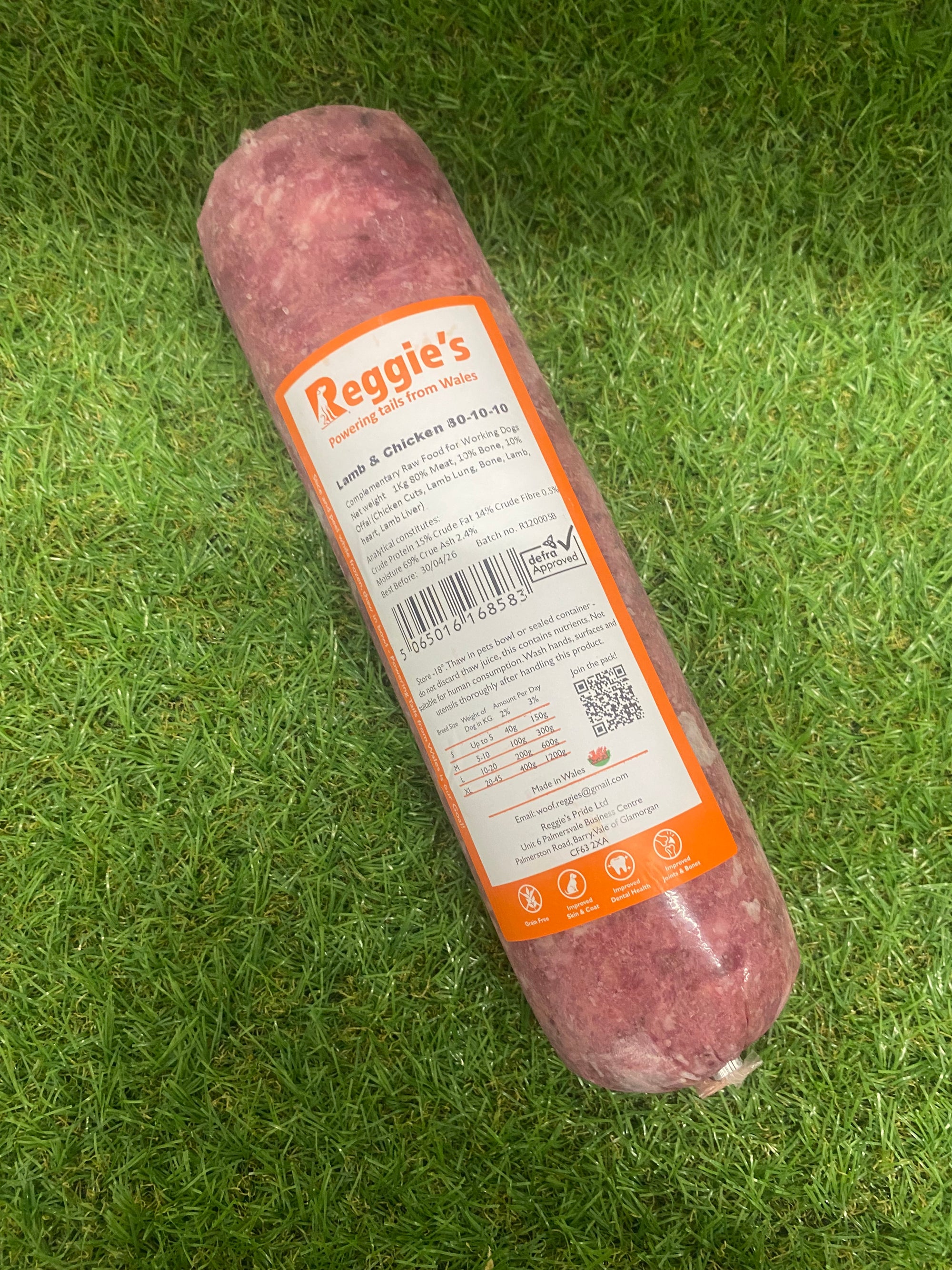 Reggies Mince - Chicken & Lamb 1KG