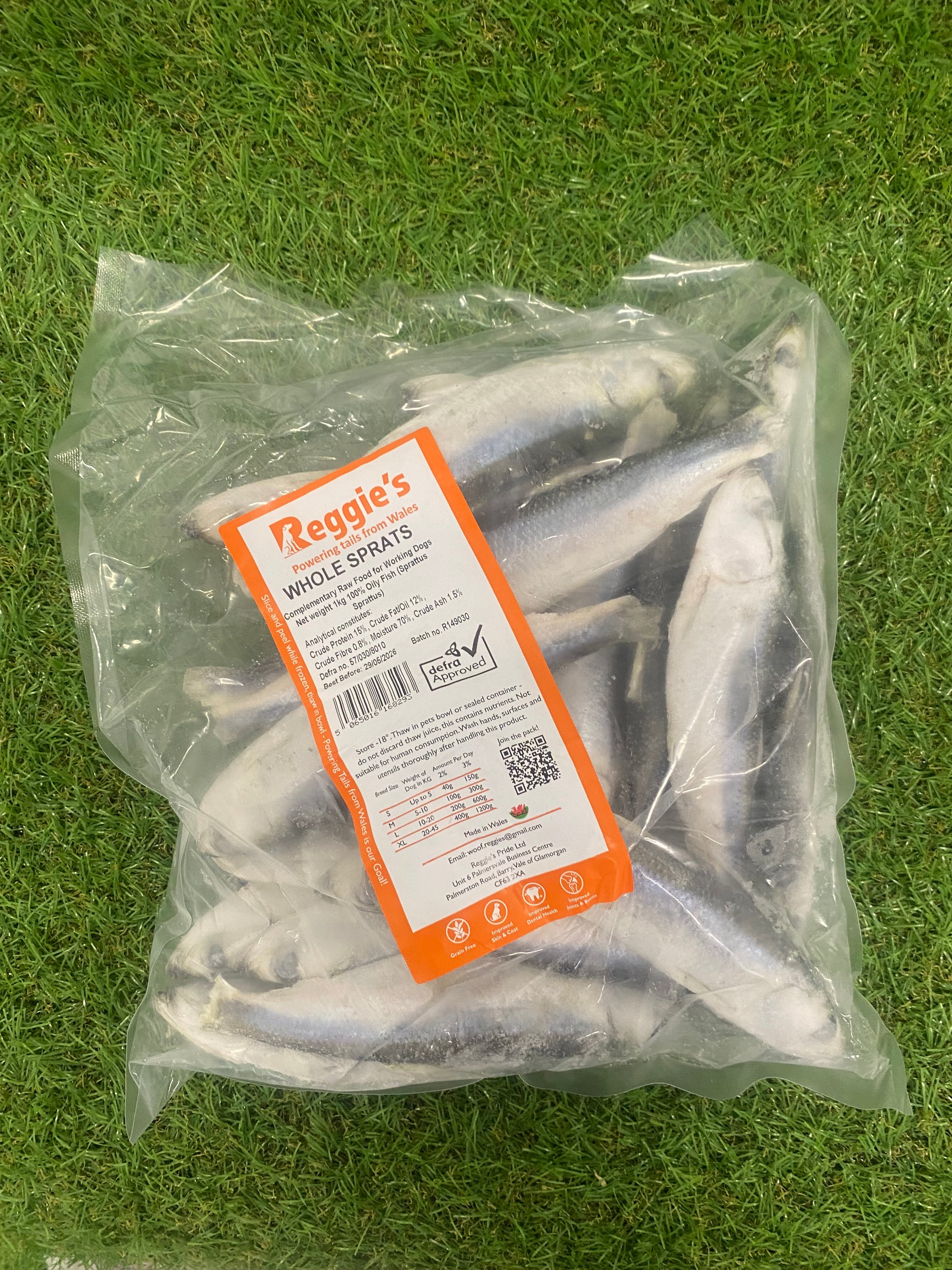 Reggies Sprats 1kg