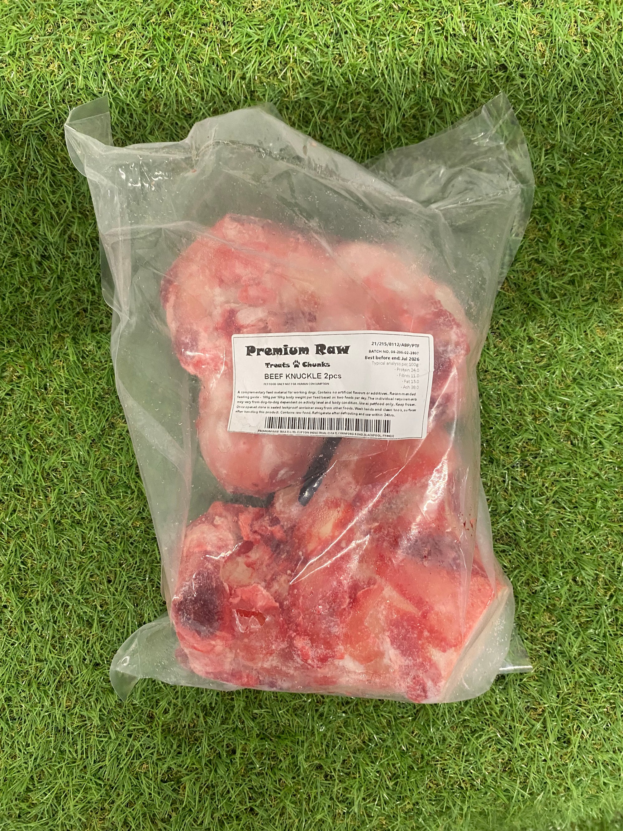 Premium Raw Beef Knuckle 2 Pieces