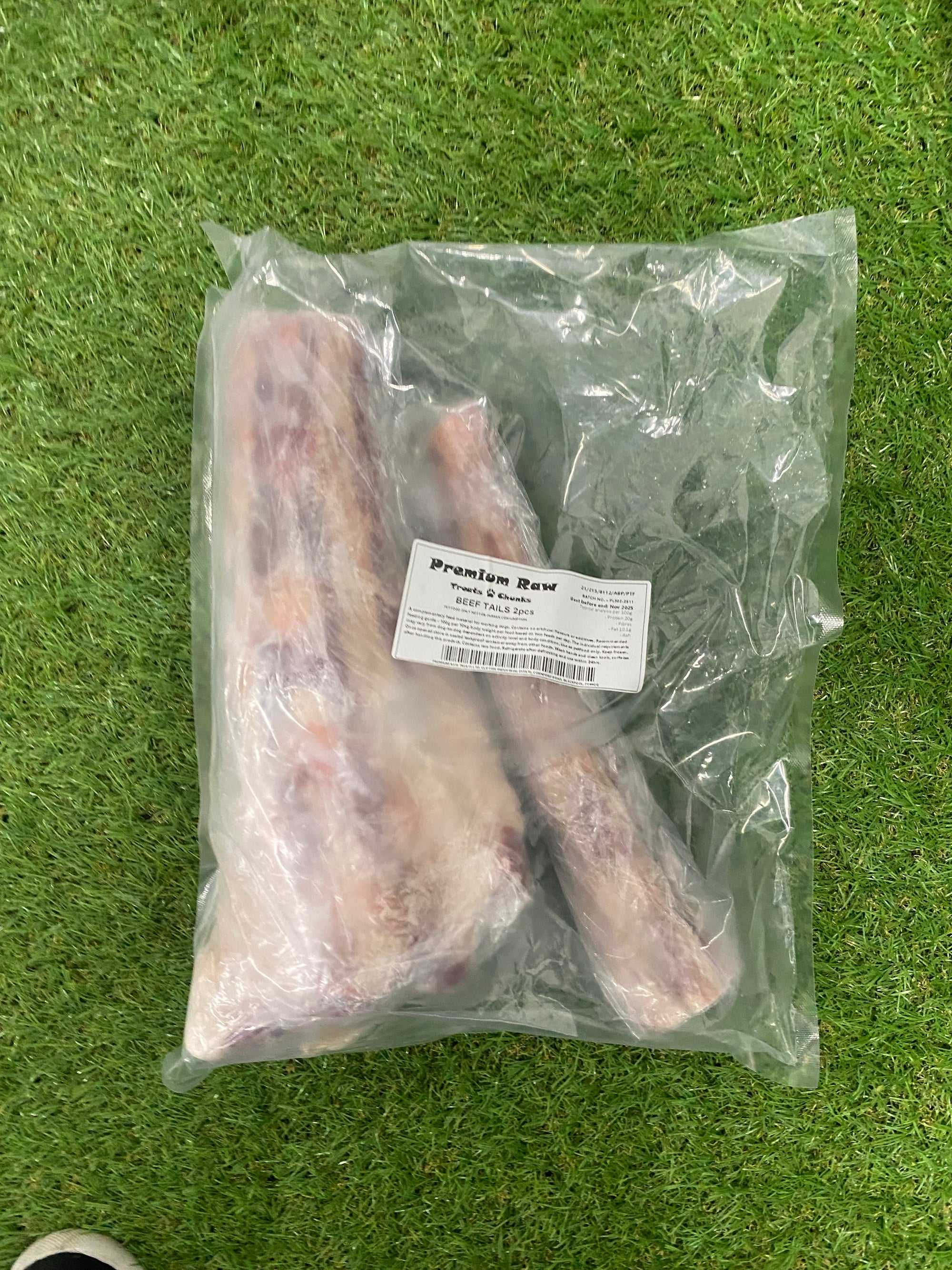 Premium Raw Beef Tails