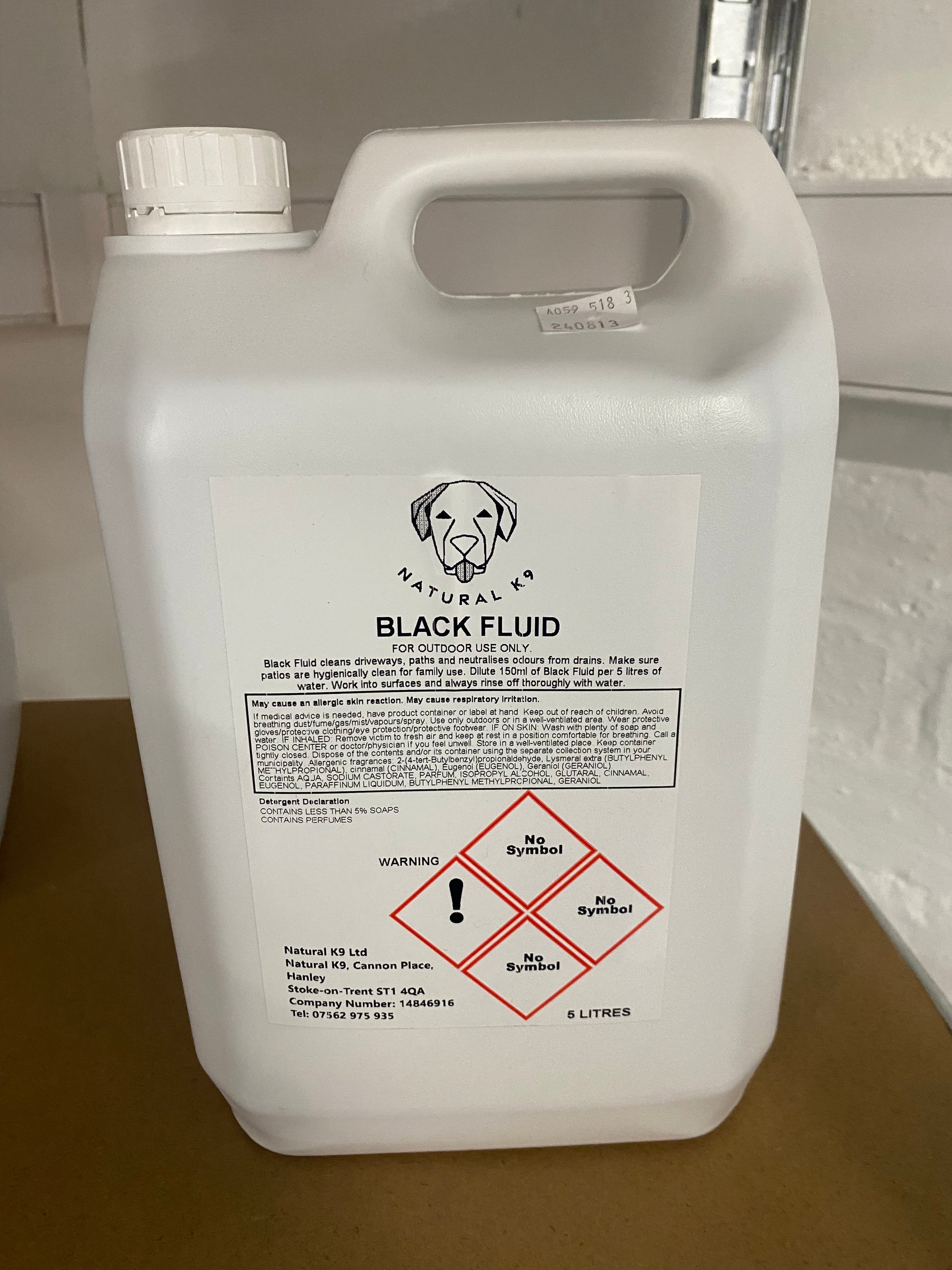 Natural K9 - Black Liquid (J Fluid) 5L