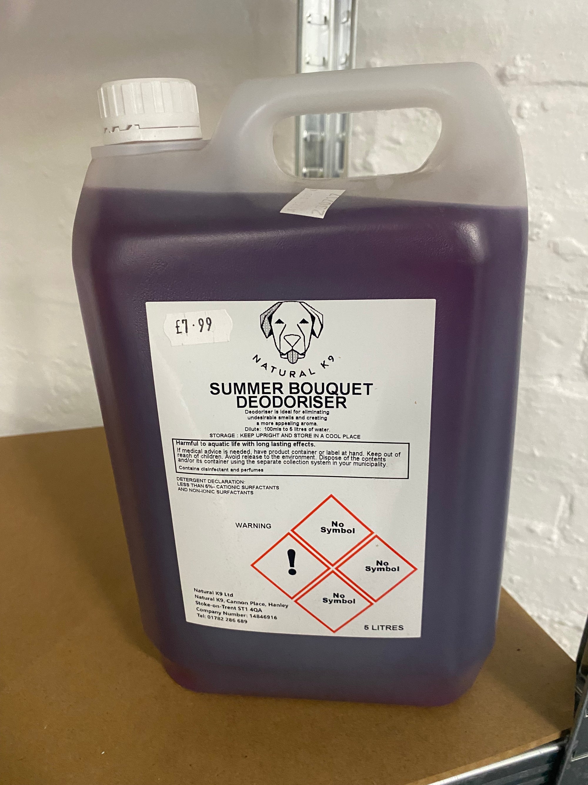 Natural K9 - Summer Bouquet Deodoriser 5L