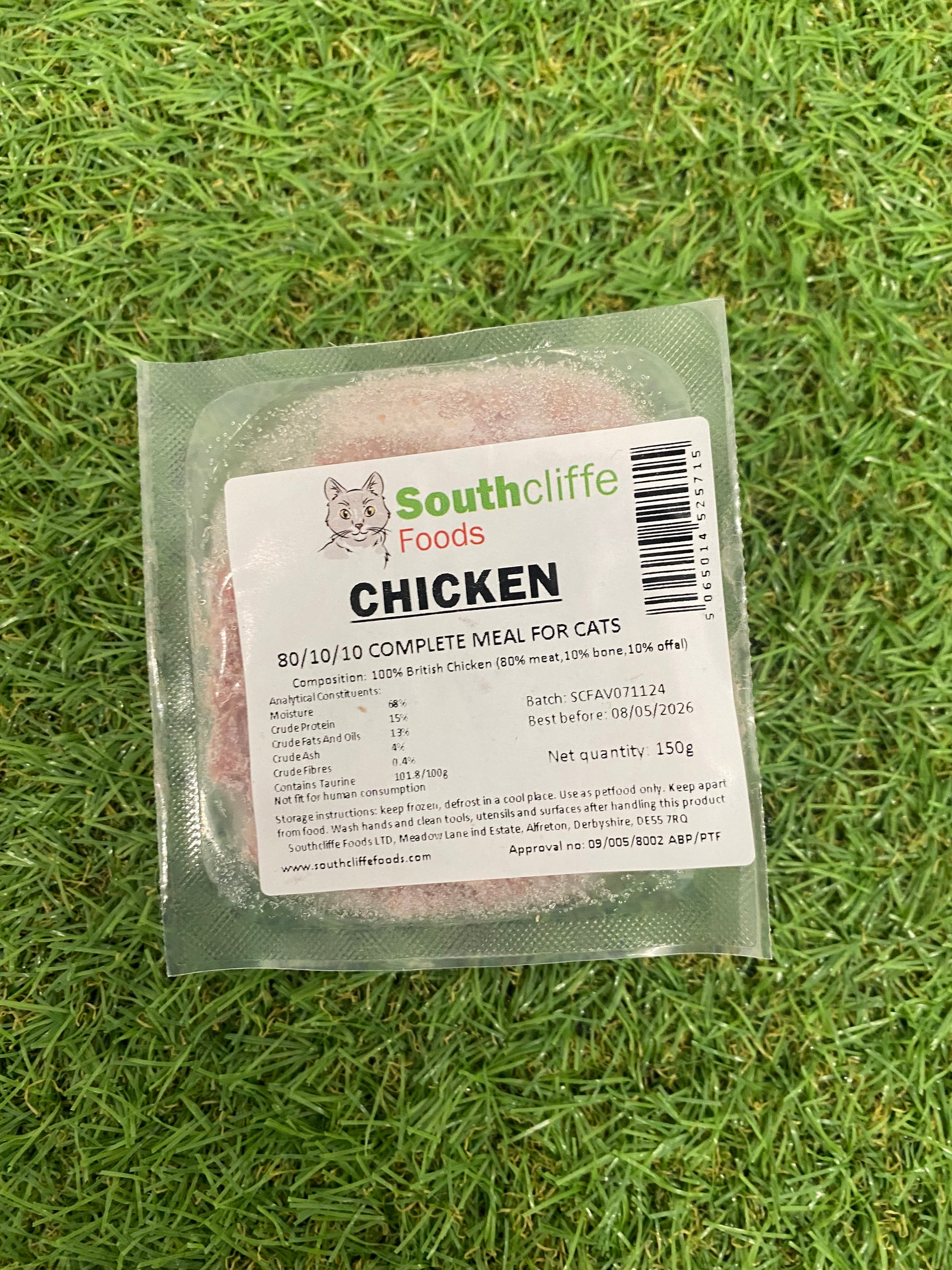 Southcliffe Chicken Cat Raw 150G