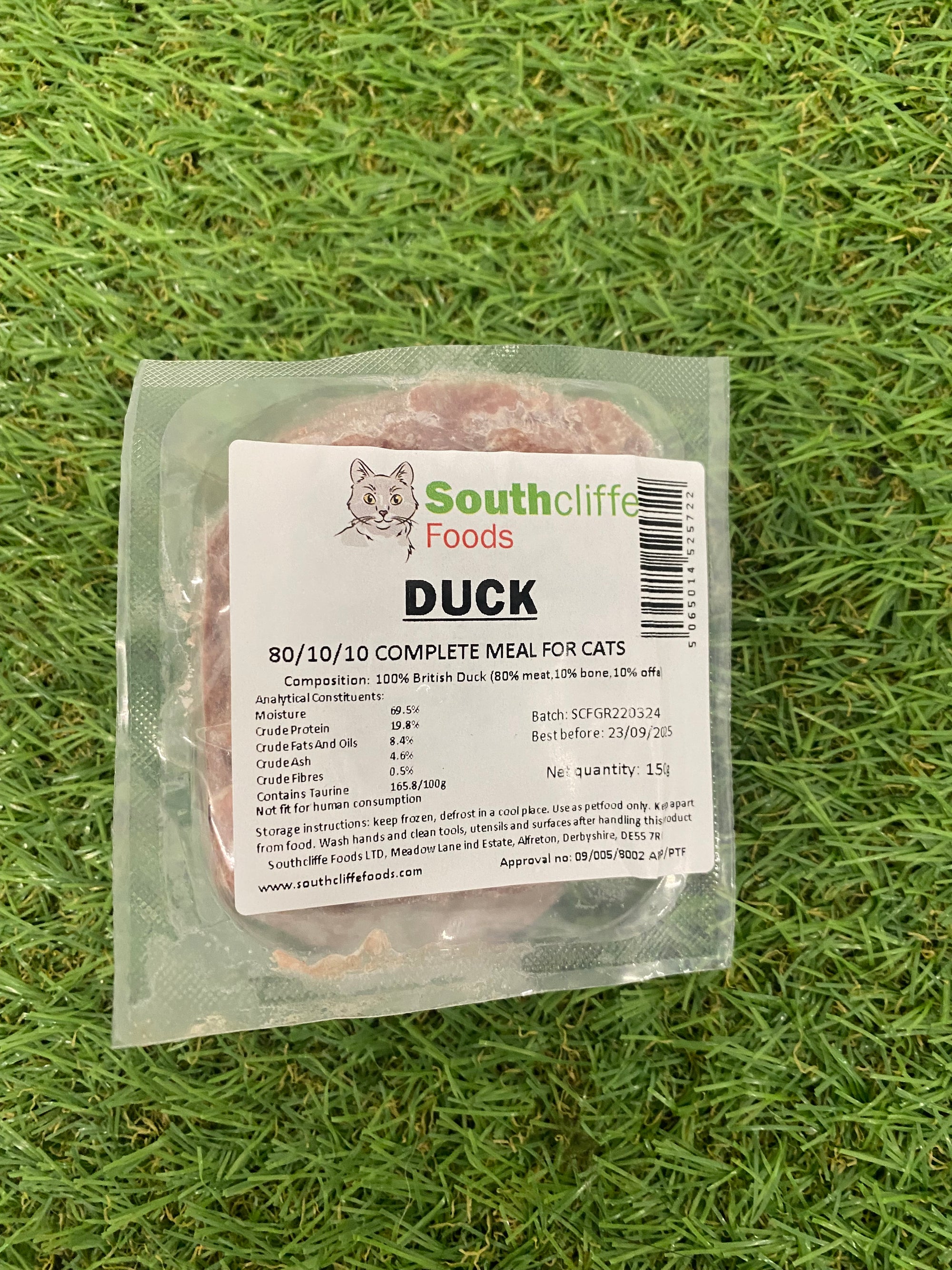 Southcliffe Duck Cat Raw 150G