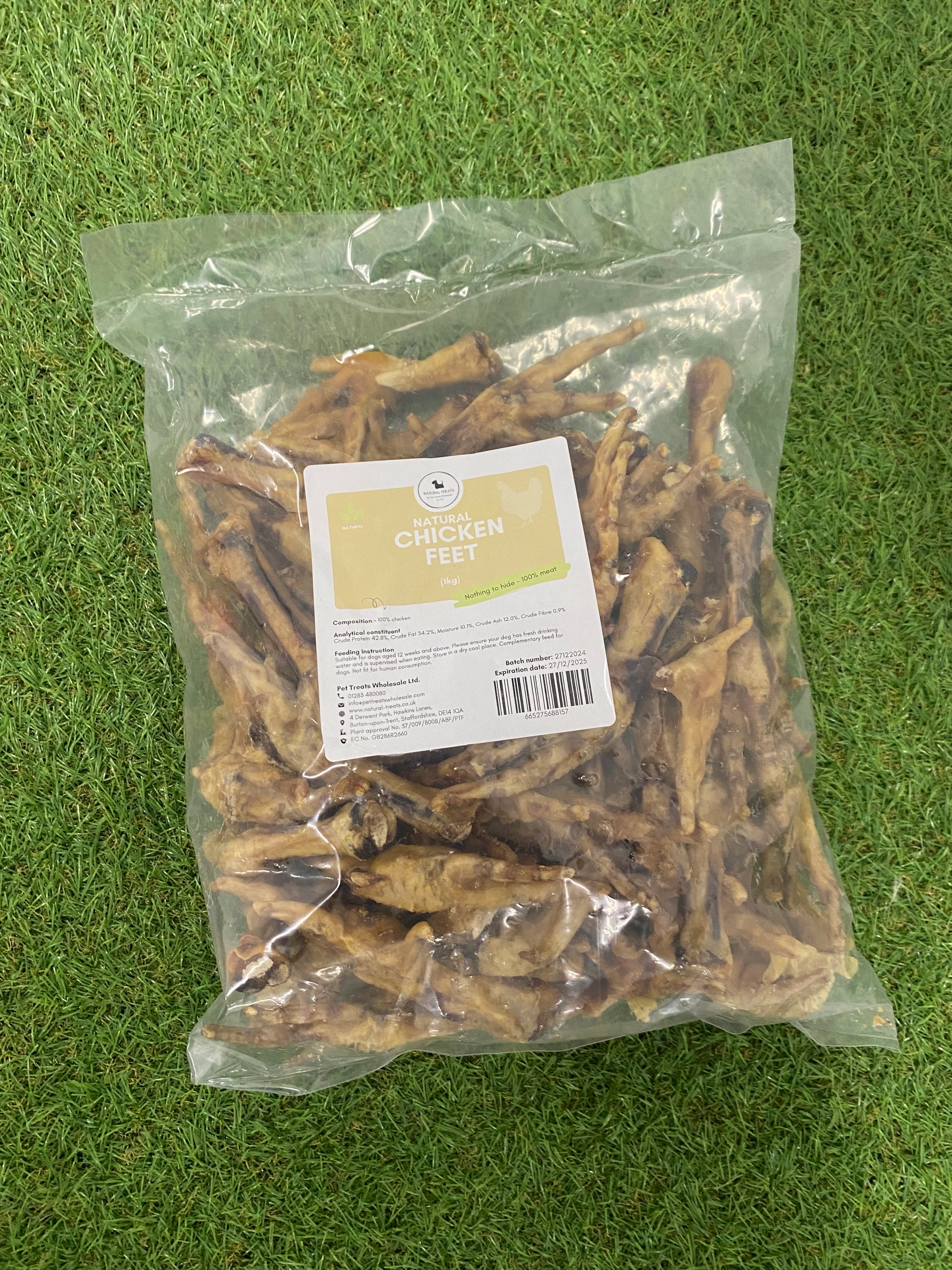 Chicken Feet Treats 1KG