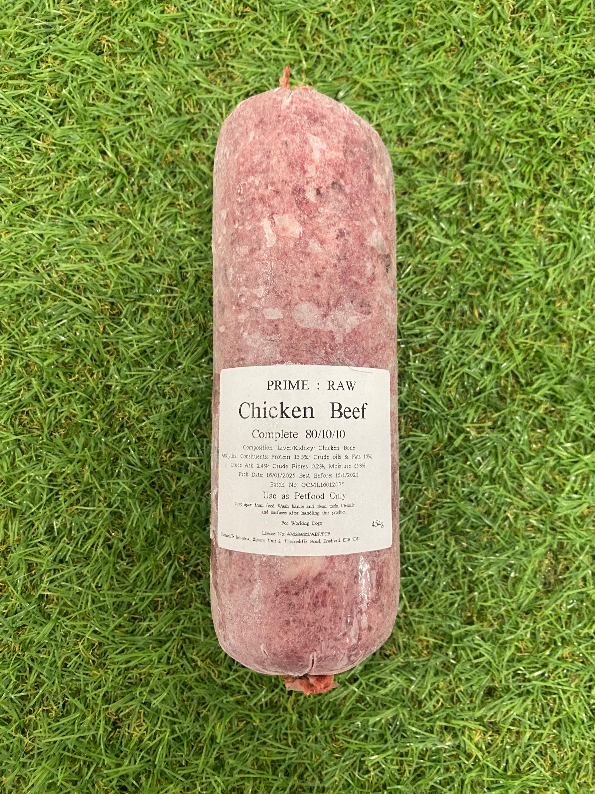 Prime Chicken & Beef Raw Complete 454g