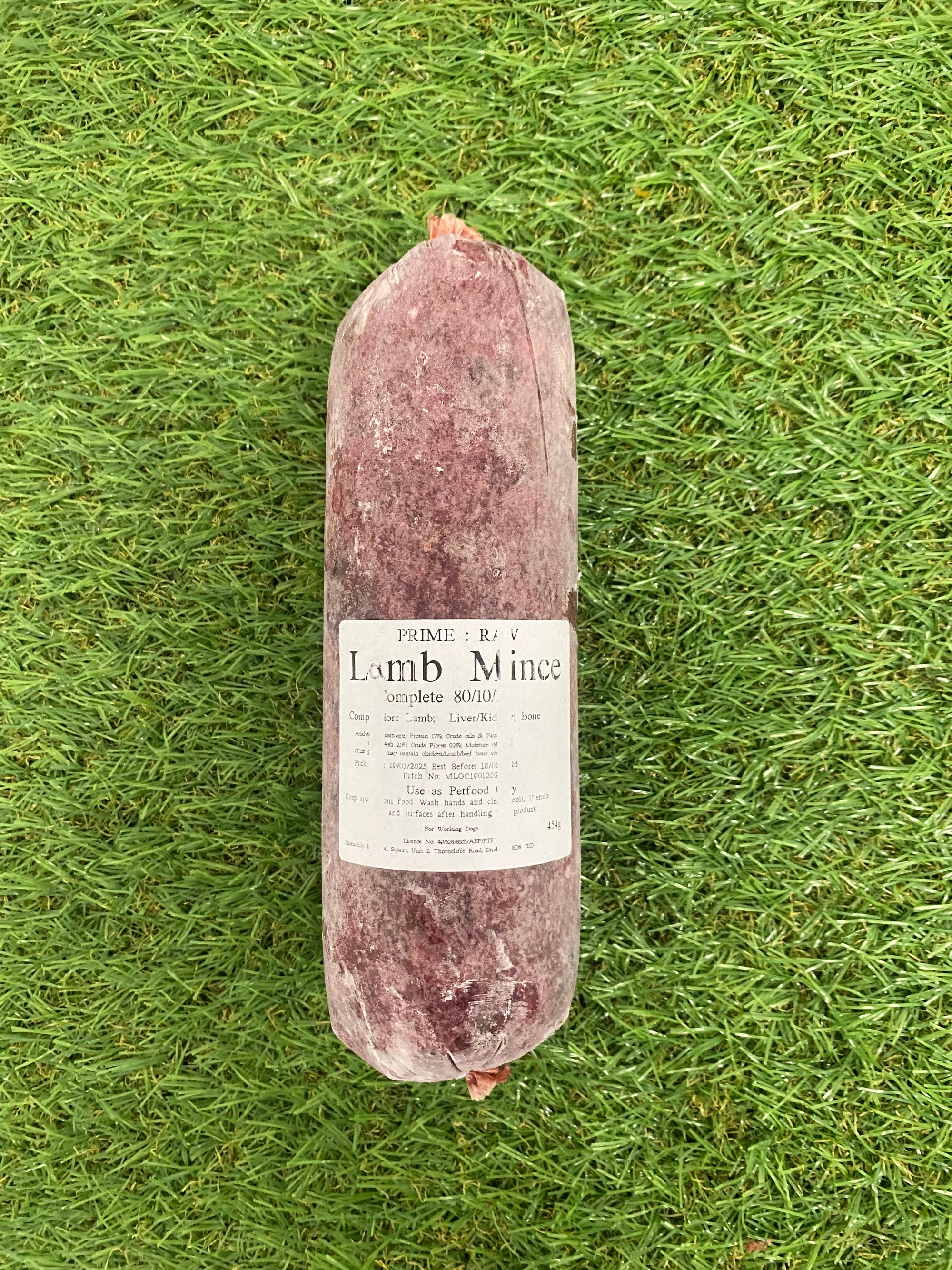 Prime Lamb Raw Complete 454g