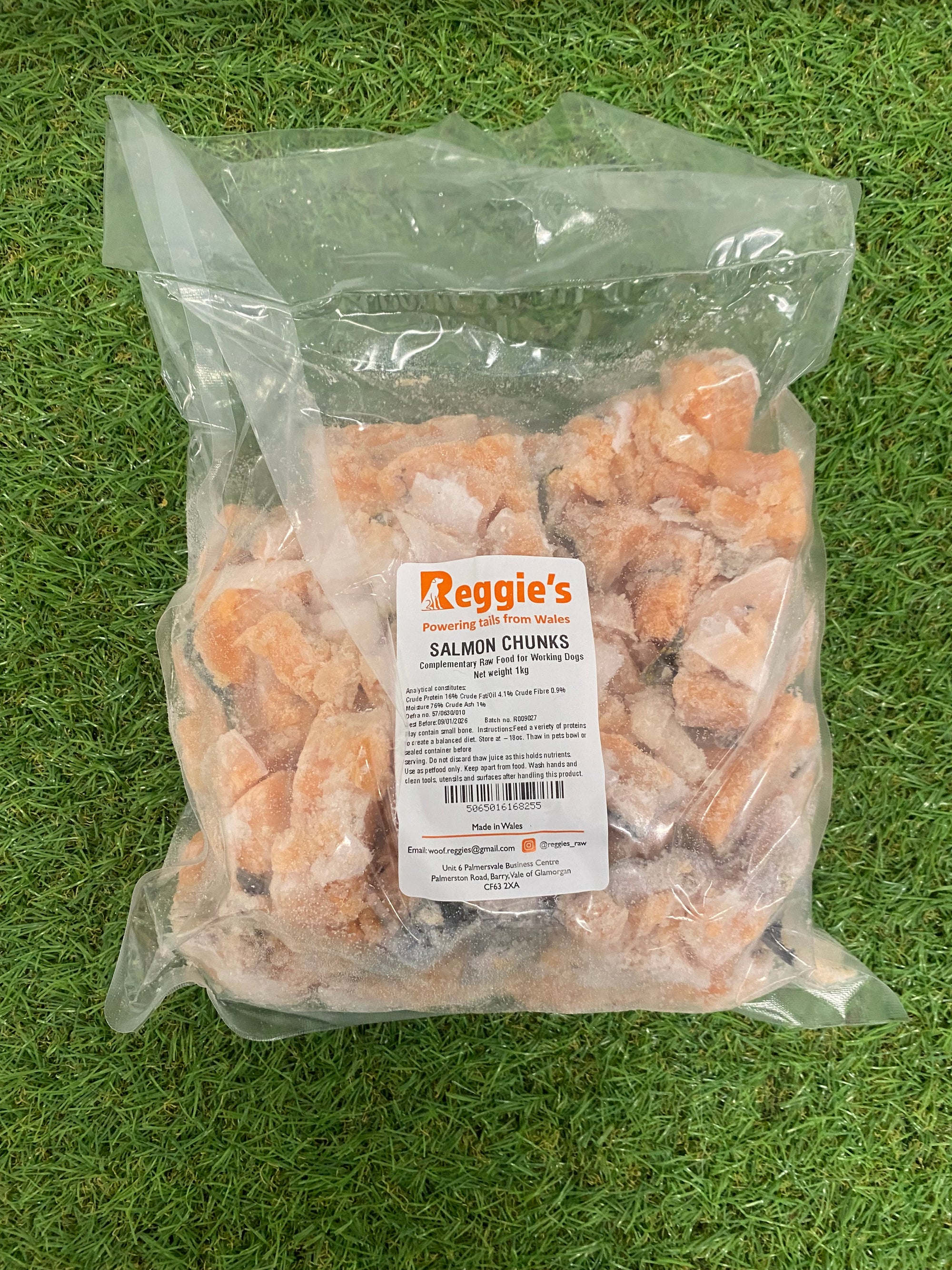 Reggies Salmon Chunks 1KG