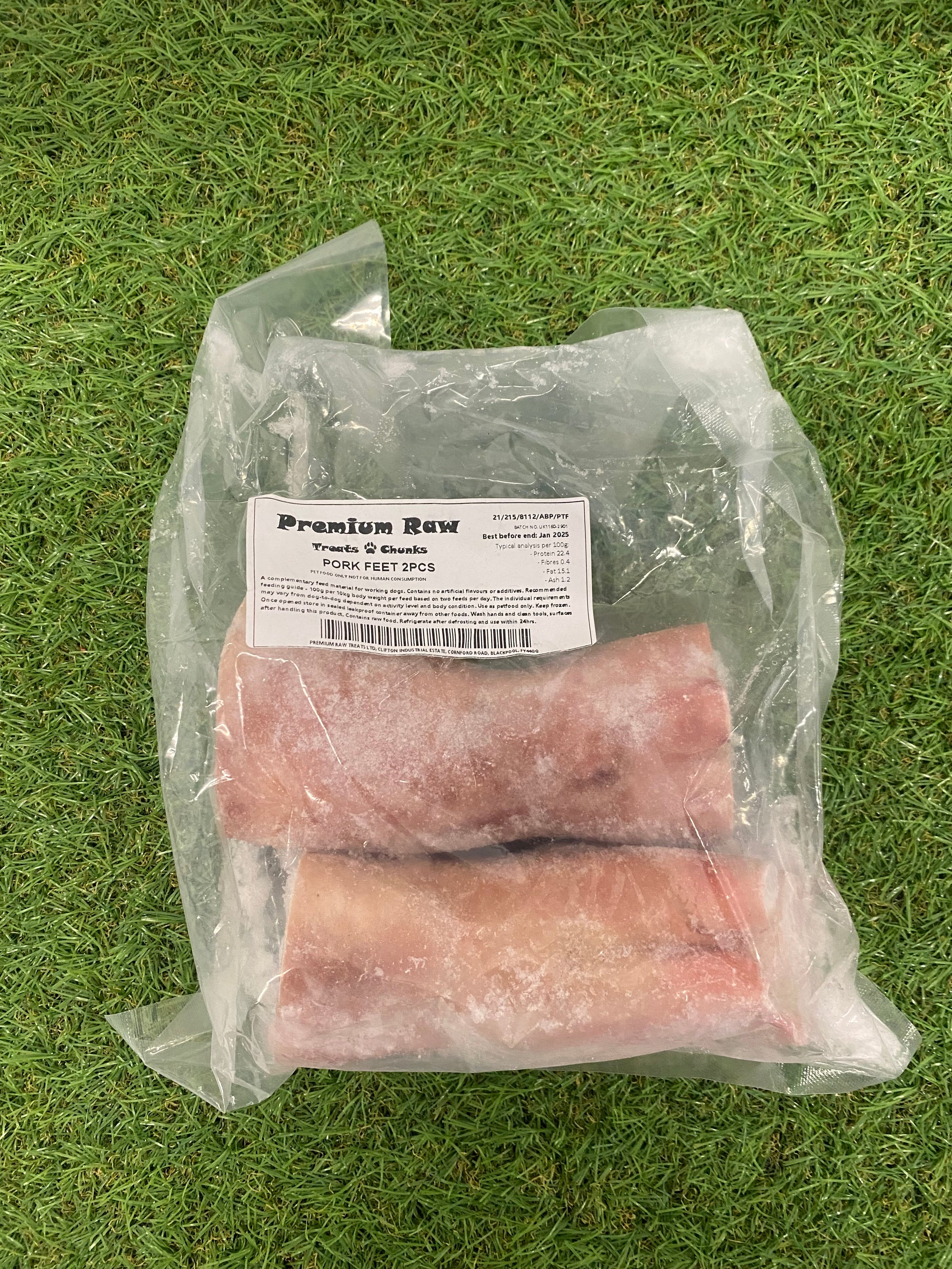 Premium Raw Pork Feet 2pc