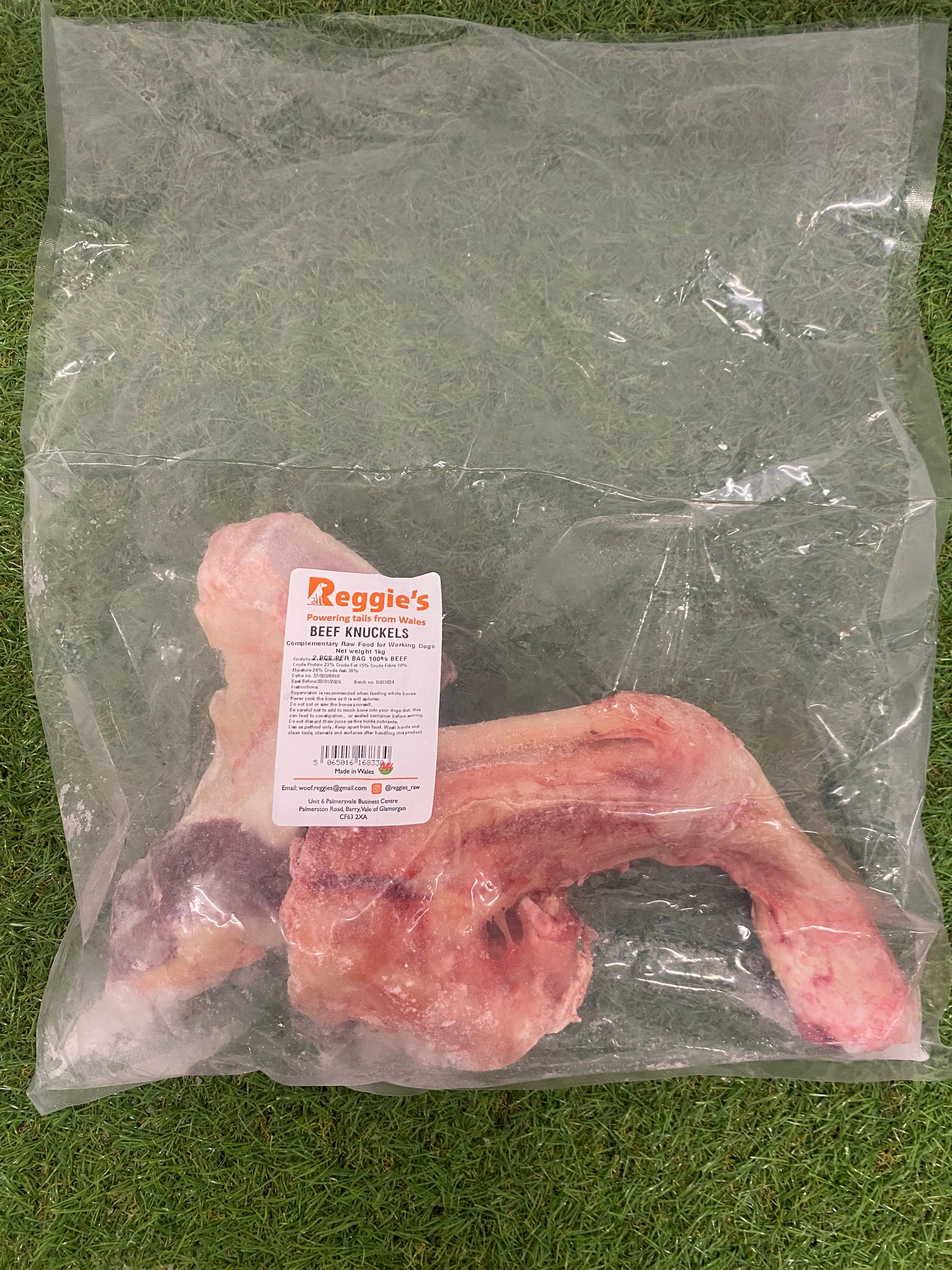 Reggies Beef Knuckle Bones 2pk