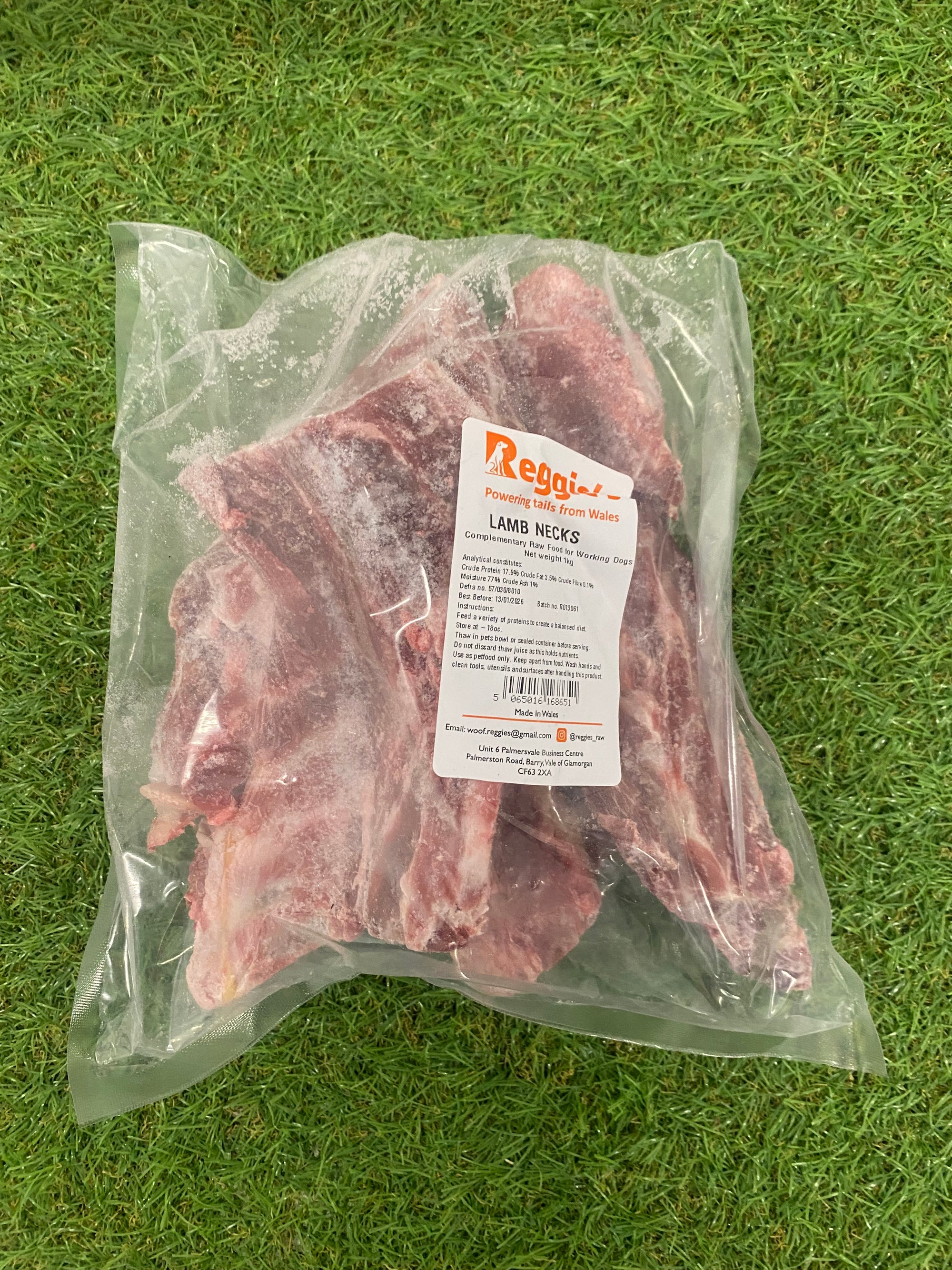 Reggies Lamb Necks 1KG