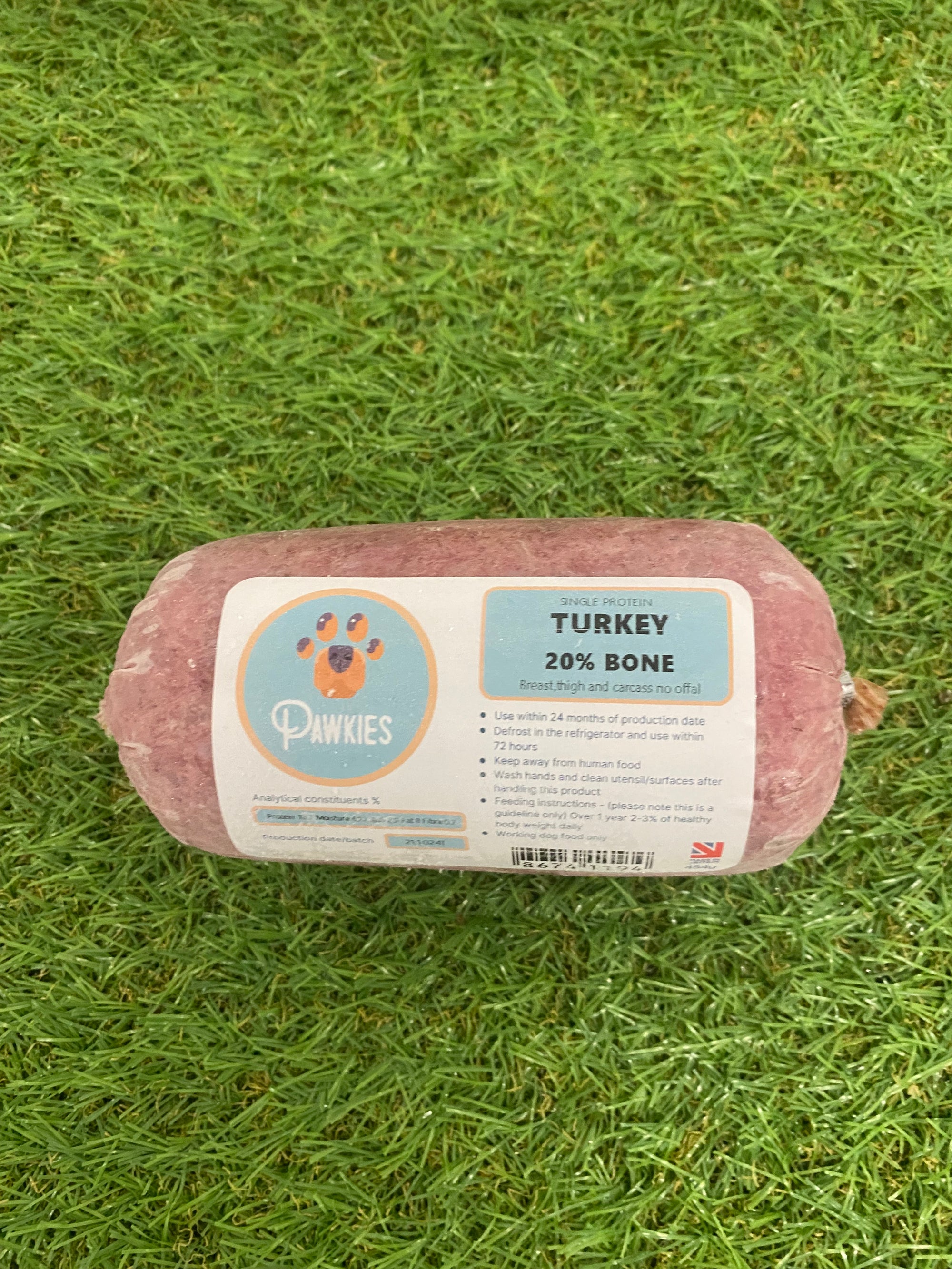 Pawkies Turkey Mince 454g