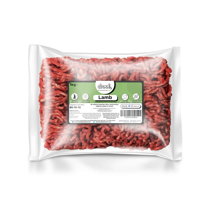 Drool Mince - Lamb 1kg